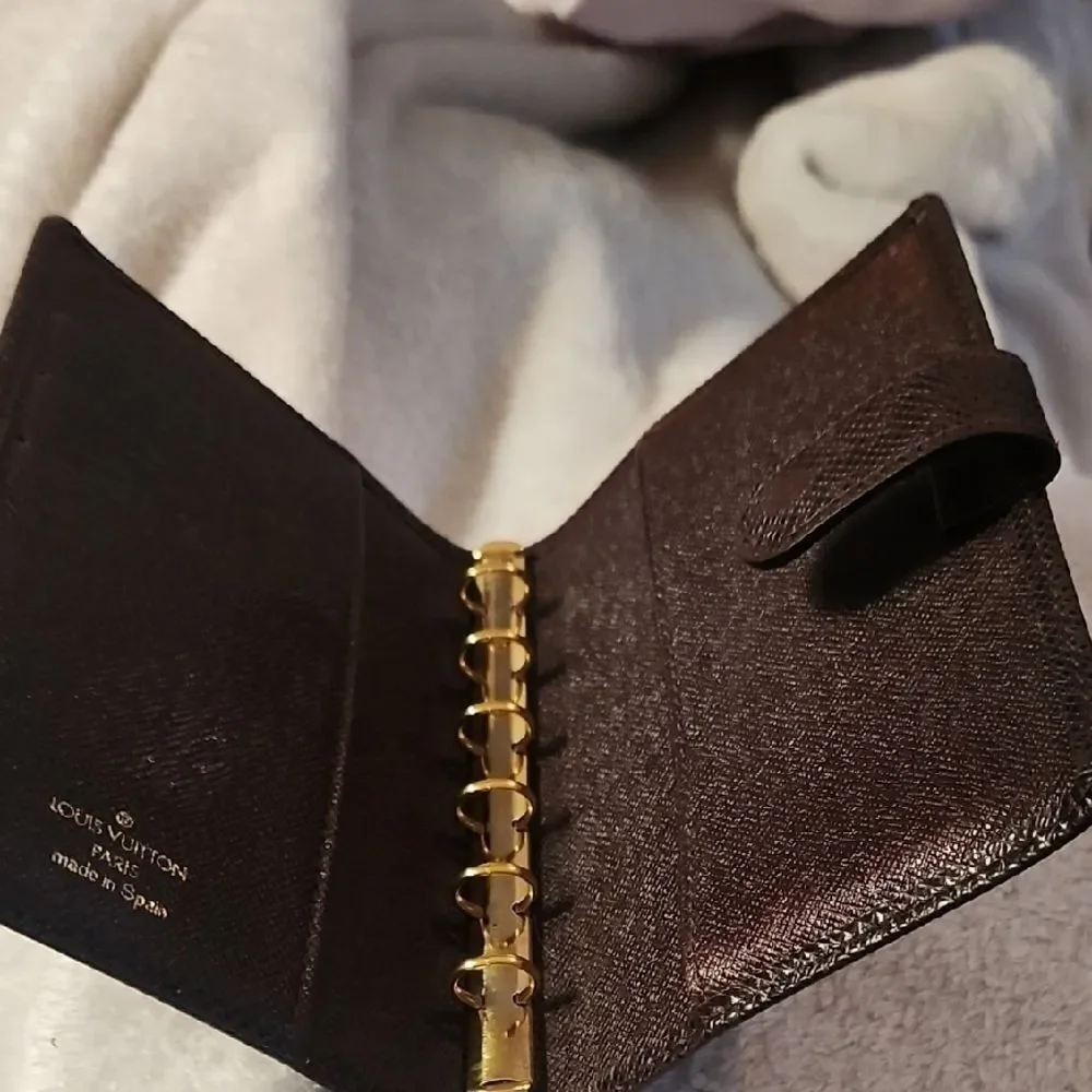 Louis Vuitton Dark Brown PM Agenda